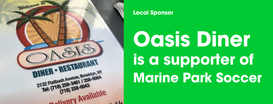 Thanks Oasis Diner for your support.